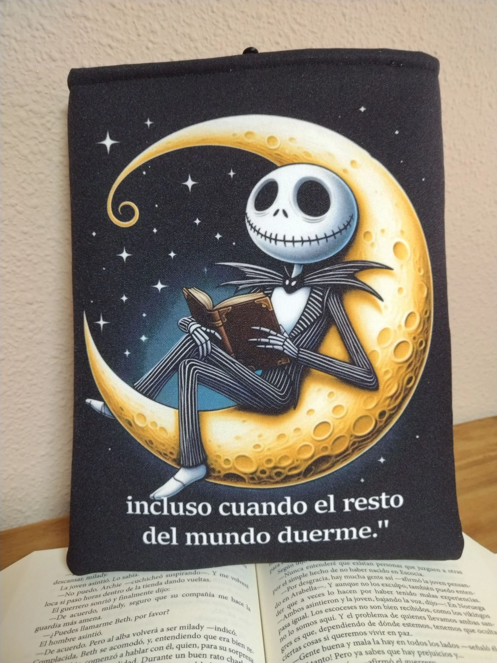 Funda literaria acolchada - Jack Skellington - Hecho a mano  – photo 2